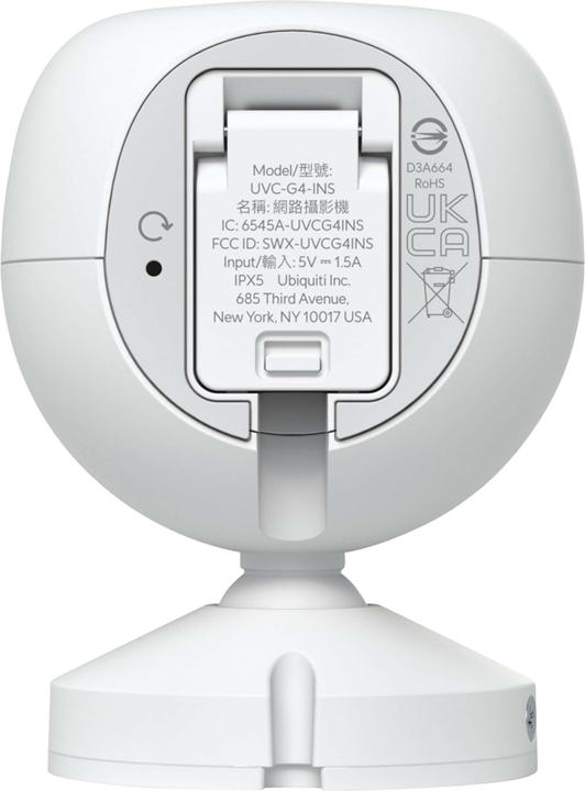 Productafbeelding Ubiquiti IP Cam UniFi UVC-G4-INS (2688 x 1512 Pixels)
