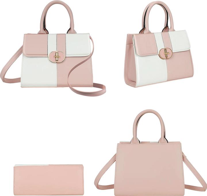 Actual product image Gallantry C-0184-PINKWHITE Handtasche