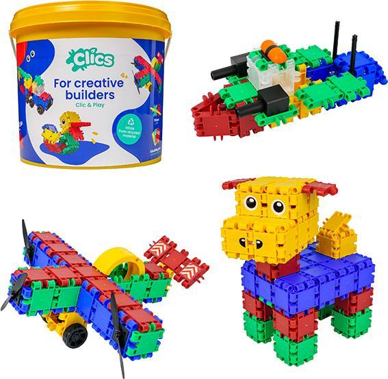 Produktbild Clics Build & Play Eimer