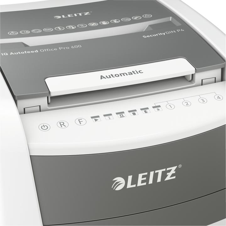Actual product image Leitz Shredder IQ Autofeed Office Pro 600 P4 (Particle cut)