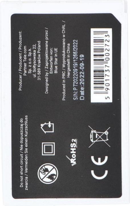 Immagine prodotto Batteria Blue Star BLUE STAR per NOKIA 8210 / 8310 / 6510 900 mAh