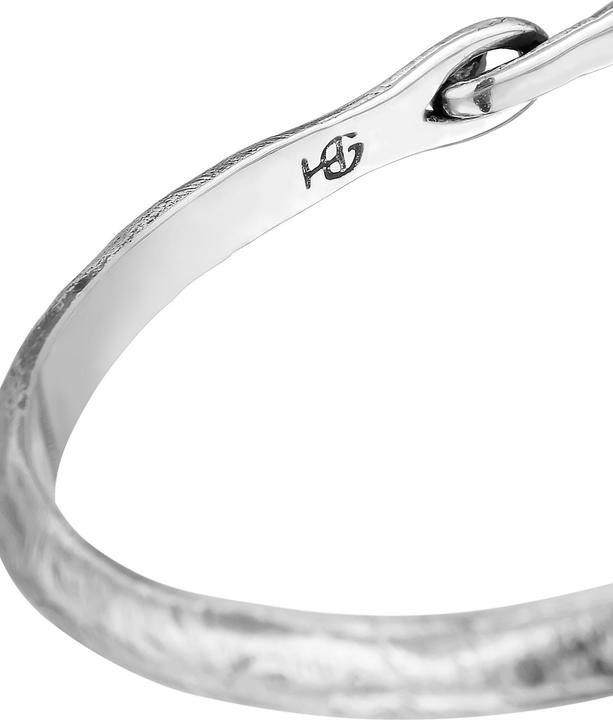 Image du produit Haze & Glory Armband Armreif - Hook Small Gehämmert 925 Silber (20 cm, Argent sterling 925)