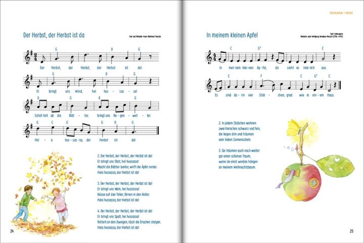 Actual product image Die 100 schönsten Kinderlieder - Mit einfachen Noten und Akkorden für Gitarre und Klavier (German, Lea Kmann Margot Kmann, 2021)