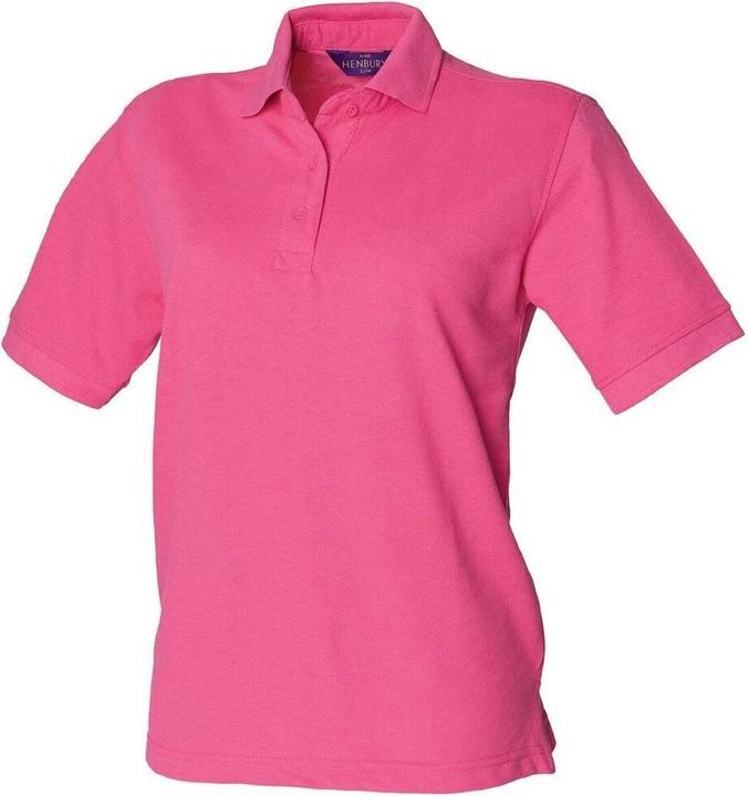 Actual product image Henbury Womens/Ladies Pique Polo Shirt (36 D)