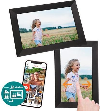 Image du produit Benel Frameo Cadre photo numérique HF-101B Noir 10.1 pouces (10.10", 1280 x 800 pixels)