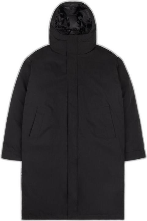 Revolution lange windfeste daunenjacke (M)