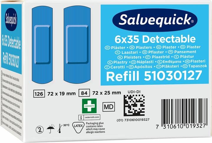 Immagine prodotto Salvequick Strisce di gesso rilevabili (6 x)