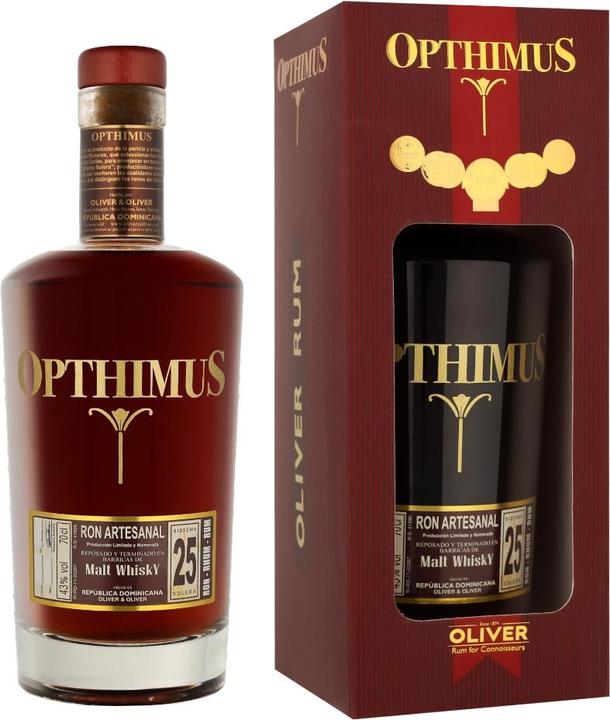Produktbild Opthimus Rum 25 Years A.S. Single Malt Finish (1 x 70 cl)