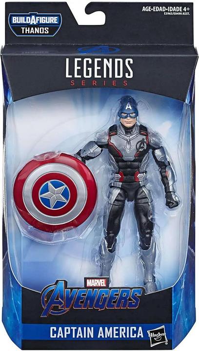 Actual product image Hasbro Avengers Endgame Marvel Legends Thanos Series Captain America Action Figure (Endgame)