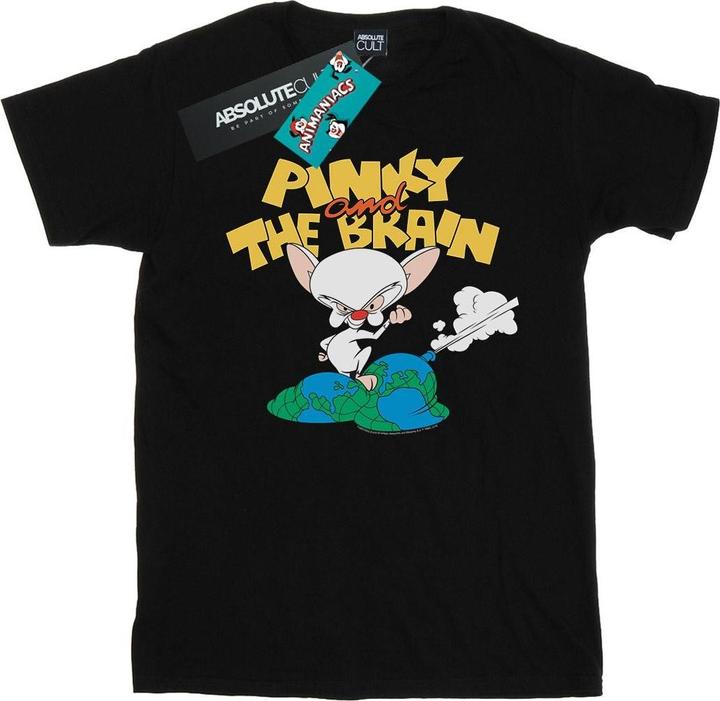 Actual product image Universal Textiles Mens The Brain World Domination T-Shirt (4XL)