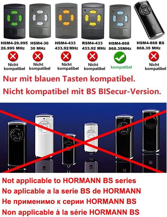 Produktbild Hörmann HSM2 (Handsender)