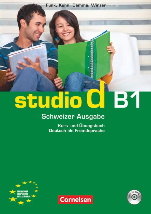 Immagine prodotto studio d B1. Schweizer Ausgabe. Kurs- und Übungsbuch (Tedesco, Funk Hermann, 2011)
