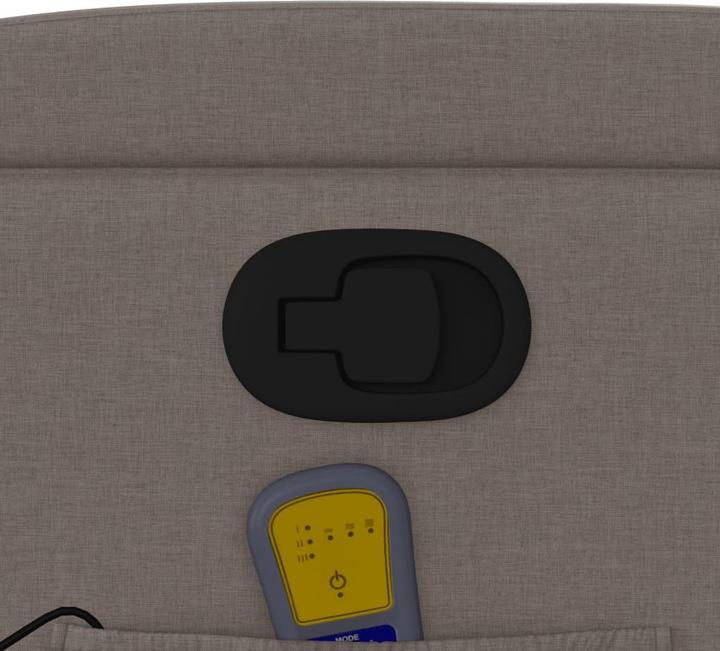 Produktbild VidaXL Massagesessel Taupe Stoff,Farbe: Taupe,Material: Stoff (100