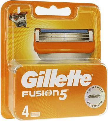 Image du produit Gillette Lames de rechange Gillete Fusion 4 pièces (4 x)