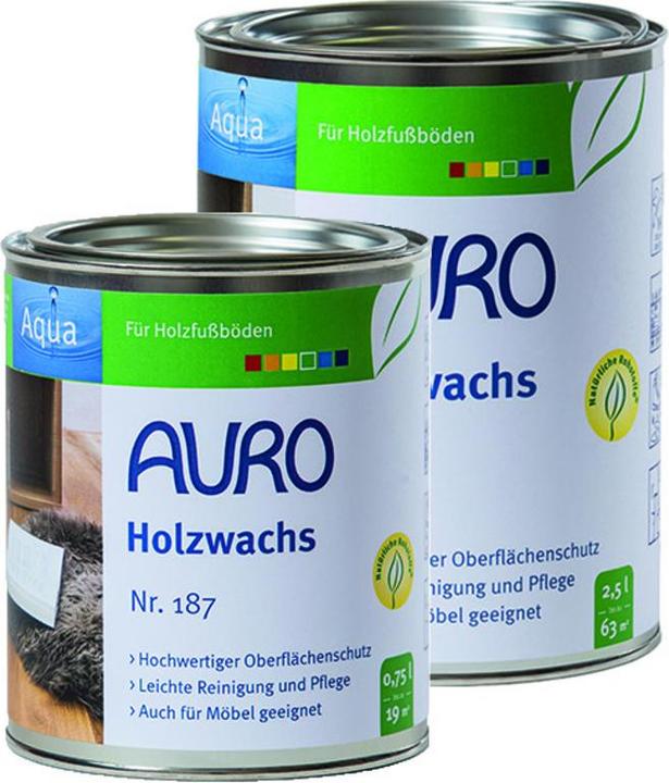 Produktbild AURO Fussbodenwachs 187 (Farblos, 0.75 l)
