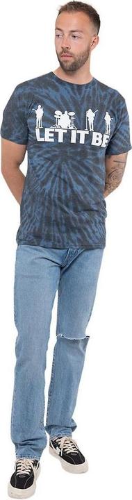 Produktbild The Beatles Erwachsene Let It Be Silhouette Tie Dye TShirt (L)