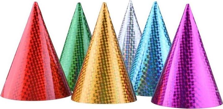 Actual product image Arpex Holografischer Hut 16 cm MIX