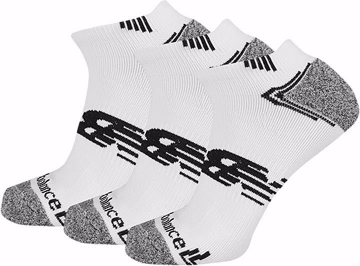 New Balance NB No Show Run Sock 3 Pair (M)