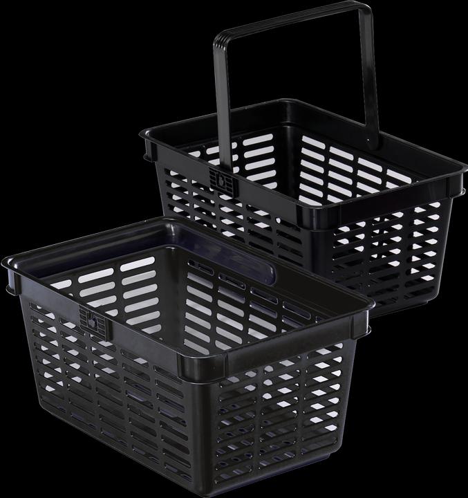 Actual product image Durable SHOPPING BASKET 19 shopping basket, 19 litres, black