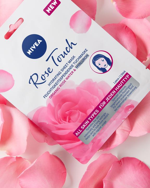 Produktbild NIVEA Rose Touch Feuchtigkeitsspendende Tuchmaske (221 ml)