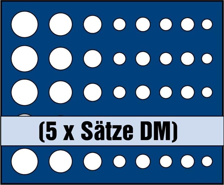 Actual product image Safe Tableau for 5 complete DM coin sets