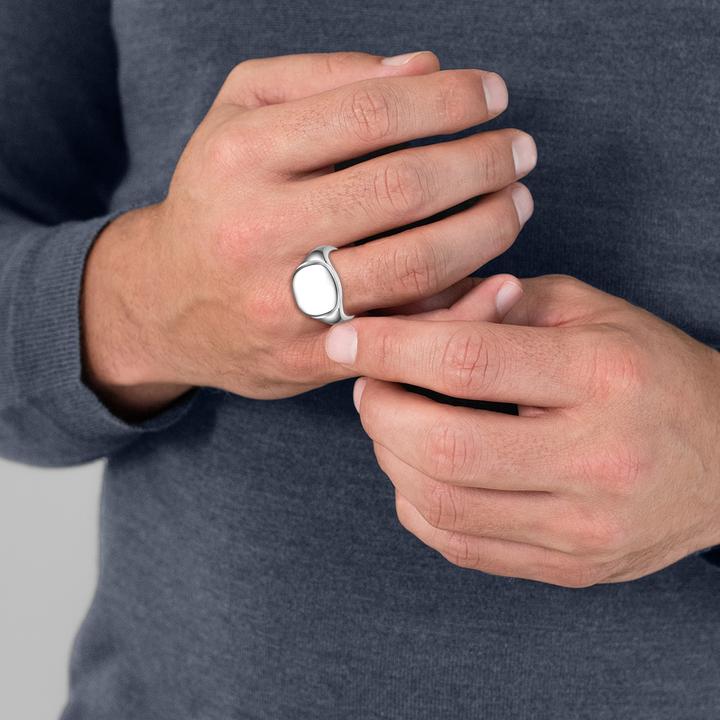 Image du produit Männerglanz Bague homme argent sterling - 34714 (68, Argent 925)