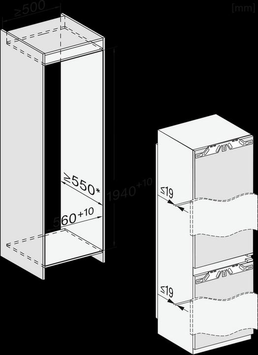 Actual product image Miele KFN 7844 C (273 l)