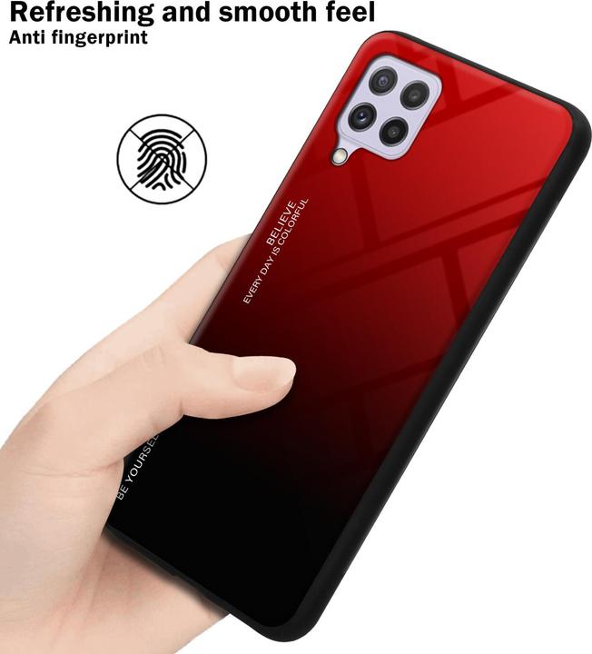Actual product image Cadorabo TPU 2 colors glass envelope (Samsung Galaxy M22, Samsung Galaxy A22, Samsung Galaxy A32)