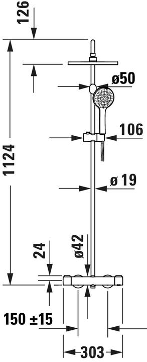 Produktbild Duravit Shower Systems Duschsystem
