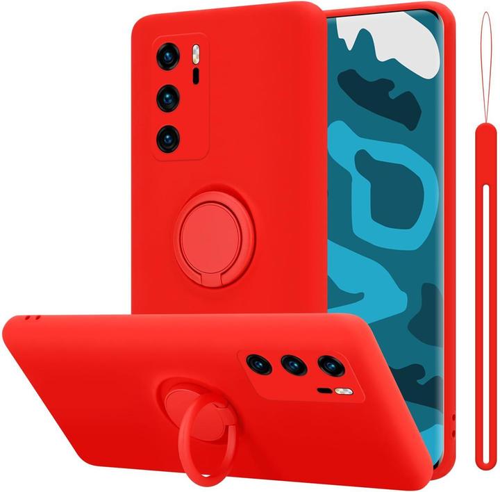 Produktbild Cadorabo TPU Liquid Ring Silicone Case Hülle (Huawei P40)