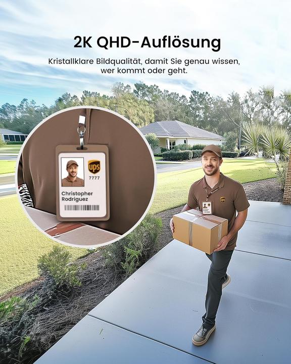Produktbild Aosu 2K Solarbetriebene PTZ-Überwachungskamera
