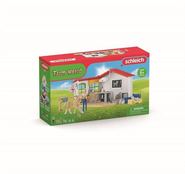 Image du produit Schleich Cabinet vétérinaire avec animaux de compagnie