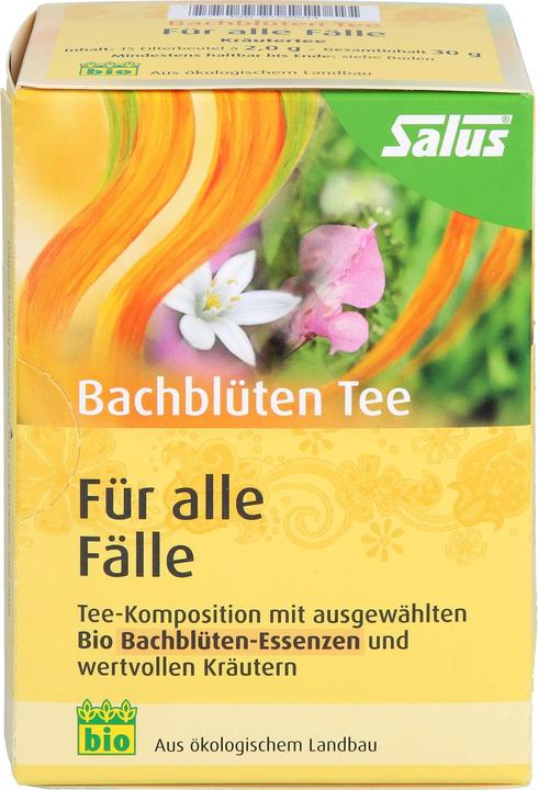 Actual product image Salus Bachblüten Tee Für alle Fälle Bio (30 g)