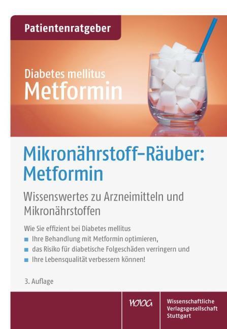 Actual product image Mikronährstoff-Räuber: Metformin (German, Uwe Gröber, Klaus Kisters, 2022)