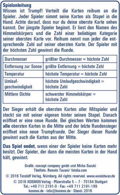 Produktbild Kosmos Was ist Was Sterne und Planeten (Deutsch)