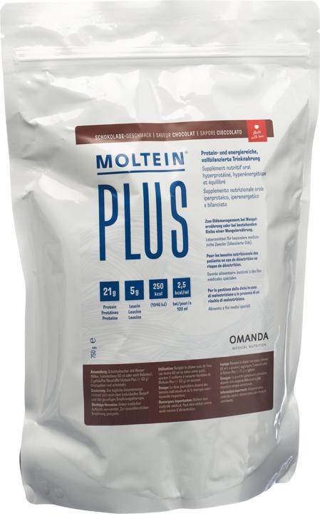 Produktbild Moltein Plus 2.5 Schokolade (750g) (1 Stück, Pulver, 750 g)