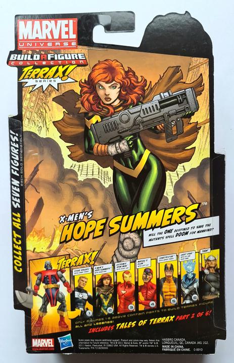Actual product image Hasbro Marvel Legends Terrax! Series Action Figure 2011 X-Men's Hope Summers