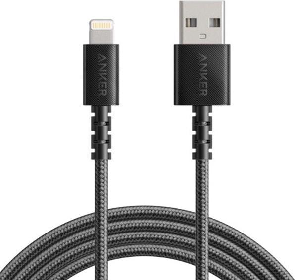 Anker PowerLine Select+ USB-A to LTG 6ft BK C89 (1.80 m, USB 3.0)
