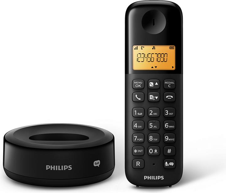 Produktbild Philips Schnurloses Telefon DECT Telefon schwarz