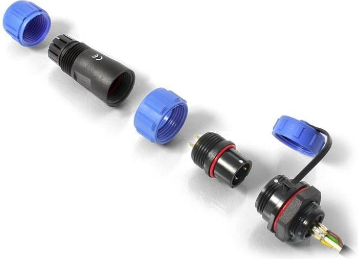 Produktbild Quwireless QPSP2 - QuPS2 - Steckdose und Stecker für den Aussenbereich - 2-PIN-Set