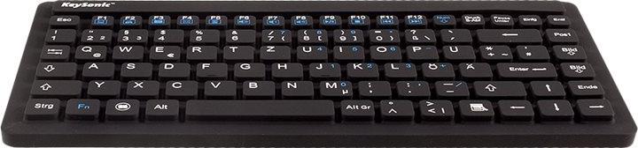 Image du produit KeySonic KSK-3230" (US) Clavier USB Noir Membrane en silicone, étanche (IPX7) (US, Filaire)