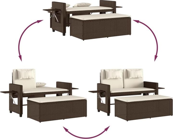Actual product image VidaXL 10-piece garden lounge set with cushions