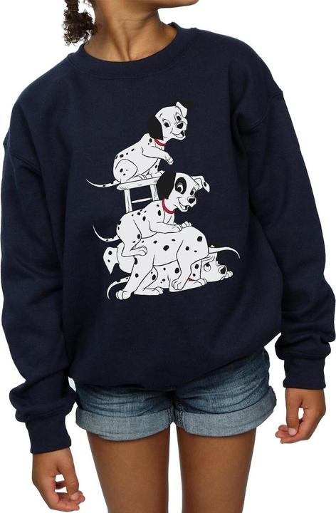 Actual product image Disney Girls 101 Dalmatians Chair Sweatshirt (128)