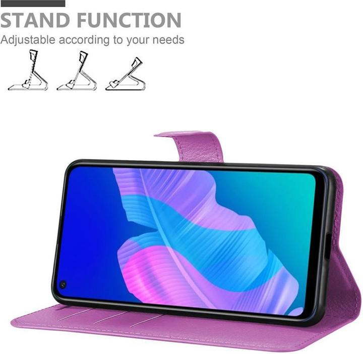 Produktbild Cadorabo Book mit Standfunktion Cover (Huawei P40 Lite E)