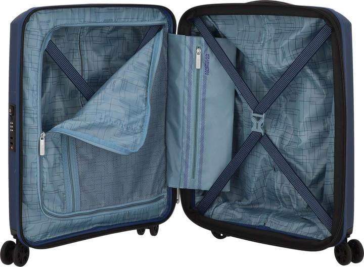 Image du produit American Tourister Valise de voyage Aerostep 36 L, Navy Blue (36 l, Bagage à main (jusqu'à 50l))