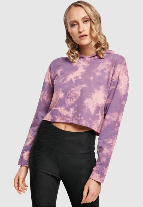 Urban Classics Ladies Oversized Short Bleached Hoody - 12476