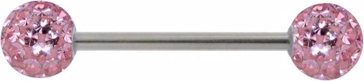 Image du produit Bijouteria Piercing langue (Résine époxy, Acier chirurgical 316L, Cristallin)