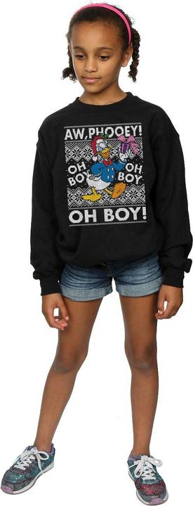 Immagine prodotto Disney Donald Duck Christmas Fair Isle Felpa Ragazze (128)