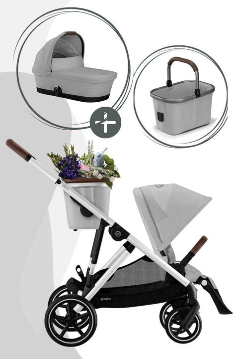 Produktbild Cybex Gazelle S Kinderwagen inkl. Cot S Babywanne / Kombikinderwagen