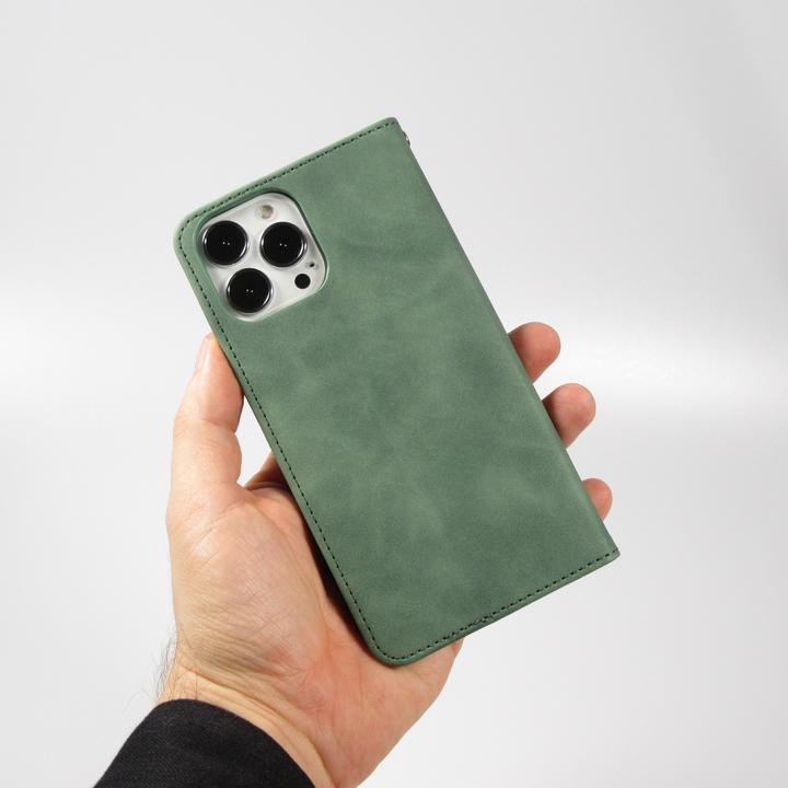 Image du produit PhoneLook Etui cuir Flip Wallet vintage avec fermeture aimantée et compartiment cartes (Apple iPhone 15 Pro)